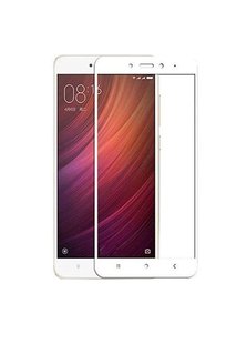 Защитное стекло с полной проклейкой для Xiaomi Redmi 4A white фото