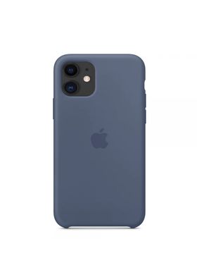 Чохол силіконовий soft-touch Apple Silicone Case для iPhone 11 синій Alaskan Blue фото