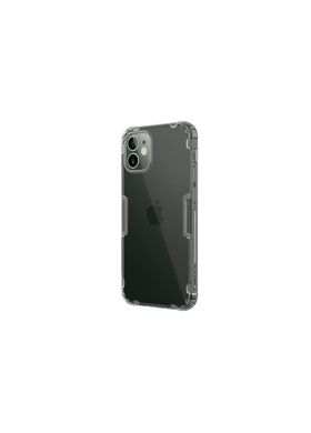 Чохол силіконовий Nillkin Nature TPU Case для iPhone 12 Mini прозорий сірий Clear Gray фото