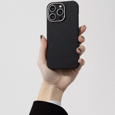 Чeхол Proove Carbon Slim with MagSafe для iPhone 16 Pro Max Nightfall фото