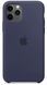 Чехол Silicone Case AAA для Apple iPhone 11 Pro Midnight Blue