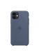 Чехол силиконовый soft-touch Apple Silicone Case для iPhone 11 синий Alaskan Blue