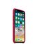 Чехол силиконовый soft-touch ARM Silicone case для iPhone Xs Max красный Rose Red