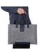 Фетровый чехол-сумка Gmakin для MacBook Air/Pro 13.3 серый с ручками (GS03) Gray
