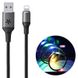 USB Cable Remax (OR) EL Data RC-133i (Sound-Activated) Lightning Grey 1m