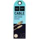 USB Cable Hoco X2 Knitted Lightning Gold 2m