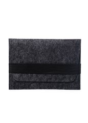Войлочный чехол-конверт для iPad 9.7 горизонтальный чёрный Black фото