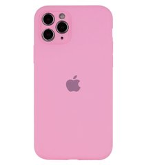 Чохол Silicone Case Full Camera Protective (AA) для Apple iPhone 12 Pro (Рожевий / Light pink) фото