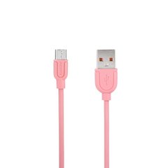 Кабель Micro-USB to USB Remax RC-031m 1 метр рожевий Pink фото
