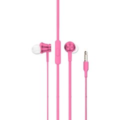 Навушники вакуумні Xiaomi Piston Fresh Bloom 3.5 Jack з мікрофоном рожеві Pink (ZBW4356TY) фото