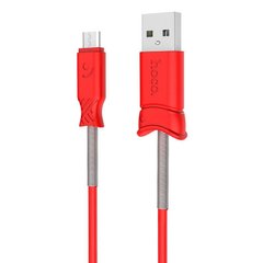 Кабель Micro-USB to USB Hoco X24 1 метр красный Red фото
