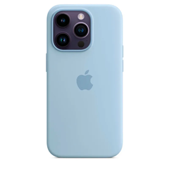 Чохол Apple Silicone case with MagSafe для iPhone 14 Pro Sky ААА фото