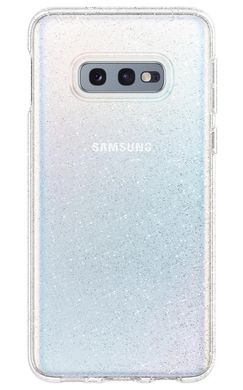 Чохол силіконовий Spigen Original Liquid Crystal Glitter для Samsung Galaxy S10e Crystal Quartz прозорий Clear фото