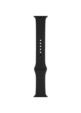Ремешок Sport Band для Apple Watch 42/44mm силиконовый черный спортивный ARM Series 6 5 4 3 2 1 Black фото