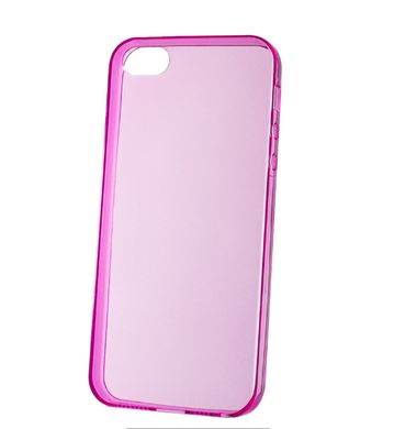 Чохол силіконовий щільний Iphone 5/5s/se pink фото