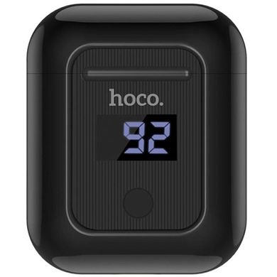 Навушники бездротові вкладиші Hoco S11 Bluetooth з мікрофоном чорні Black фото