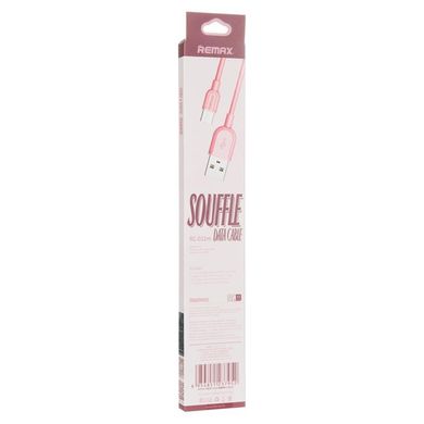 USB Cable Remax (OR) Souffle RC-031m microUSB Pink 1m (5-079) фото