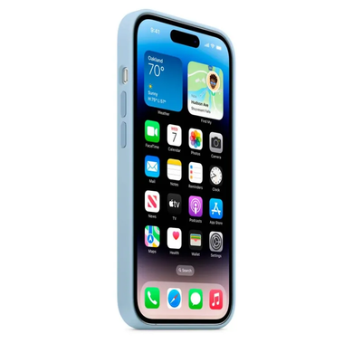 Чохол Apple Silicone case with MagSafe для iPhone 14 Pro Sky ААА фото