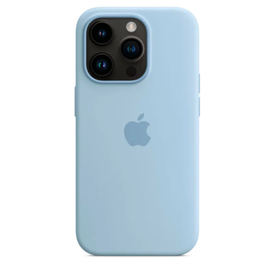 Чохол Apple Silicone case with MagSafe для iPhone 14 Pro Sky AAA фото
