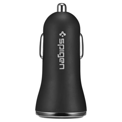 Автомобільний зарядний пристрій Spigen Essential F27QC порту USB швидка зарядка 3.0А АЗП чорне Black фото