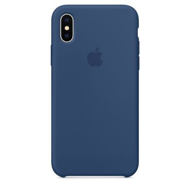 Чехол ARM Silicone Case для iPhone Xs/X blue cobalt фото