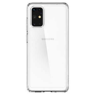 Чехол противоударный Spigen Original Ultra Hybrid для Samsung Galaxy S20 Plus силиконовый прозрачный Crystal Clear фото