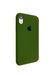 Чохол силіконовий soft-touch RCI Silicone case для iPhone Xr зелений Army Green фото