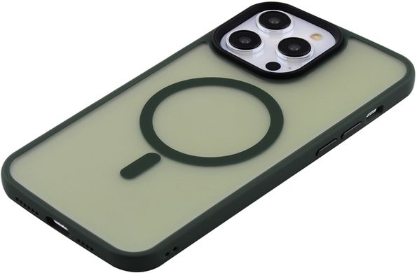 Чохол WAVE Matte Insane Case with MagSafe iPhone 14 Pro Green фото