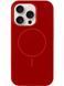 Чохол Silicone Case Full Protective (AA) NO LOGO with MagSafe для Apple iPhone 14 Pro Max Deep Red