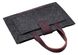 Фетровый чехол-сумка Gmakin для MacBook Air/Pro 13.3 черный с ручками (GS04) Black
