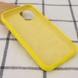 Чохол Silicone Case Full Protective AA для Apple iPhone 14 Neon Yellow