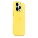 Чохол Silicone Case with Magsafe для Apple iPhone 14 Pro Max Canary Yellow AAA