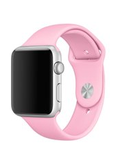 Ремінець Sport Band для Apple Watch 38 / 40mm силіконовий рожевий спортивний size (s) ARM Series 6 5 4 3 2 1 Rose Pink фото