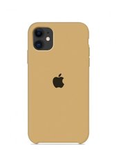 Чохол силіконовий soft-touch ARM Silicone Case для iPhone 11 золотий Golden фото