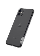 Чехол ARM прозрачный силиконовый Nillkin Nature TPU Case iPhone 11 Clear Gray фото