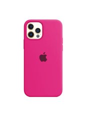 Чохол силіконовий soft-touch ARM Silicone Case для iPhone 12 Pro Max рожевий Barbie Pink фото