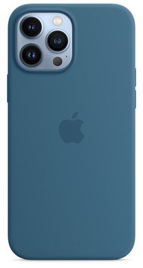 Чохол Silicone Case with Magsafe для iPhone 13 Pro Blue Jay AAA фото