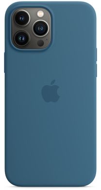 Чохол Silicone Case with Magsafe для iPhone 13 Pro Blue Jay AAA фото