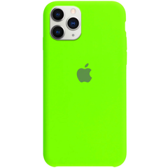 Чохол силіконовий soft-touch ARM Silicone Case для iPhone 13 зелений Green-yellow фото