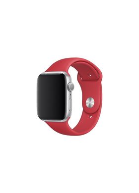 Ремешок Sport Band для Apple Watch 42/44mm силиконовый розовый спортивный ARM Series 6 5 4 3 2 1 Pomegranate фото
