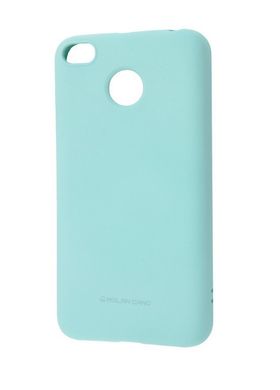 Чехол силиконовый Hana Molan Cano плотный для Xiaomi Redmi 4X мятный Mint фото