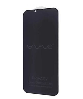 Захисне скло Wave Privacy iPhone 13/13pro/14 (black) фото