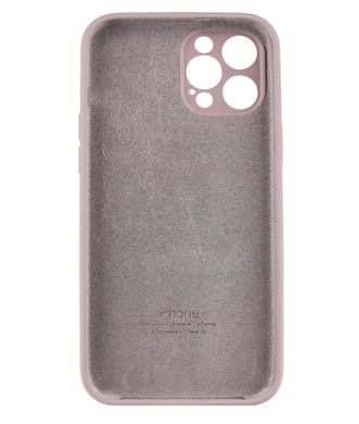 Чохол Silicone Case Full Camera Protective (AA) для Apple iPhone 12 Pro (Сірий / Lavender) фото