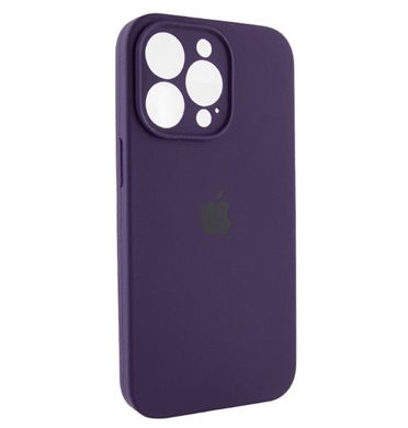 Чохол Silicone Case Full Camera Protective (AA) для Apple iPhone 15 Pro Max (Фіолетовий / Elderberry) фото