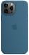 Чохол Silicone Case with Magsafe для iPhone 13 Pro Blue Jay AAA