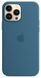 Чохол Silicone Case with Magsafe для iPhone 13 Pro Blue Jay AAA