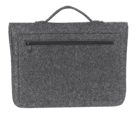 Фетровый чехол-сумка Gmakin для MacBook Air/Pro 13.3 черный с ручками (GS08) Black фото