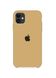 Чехол силиконовый soft-touch ARM Silicone Case для iPhone 11 золотой Golden