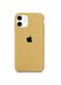Чохол силіконовий soft-touch ARM Silicone Case для iPhone 11 золотий Golden