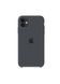 Чехол силиконовый soft-touch ARM Silicone Case для iPhone 11 серый Charcoal Gray
